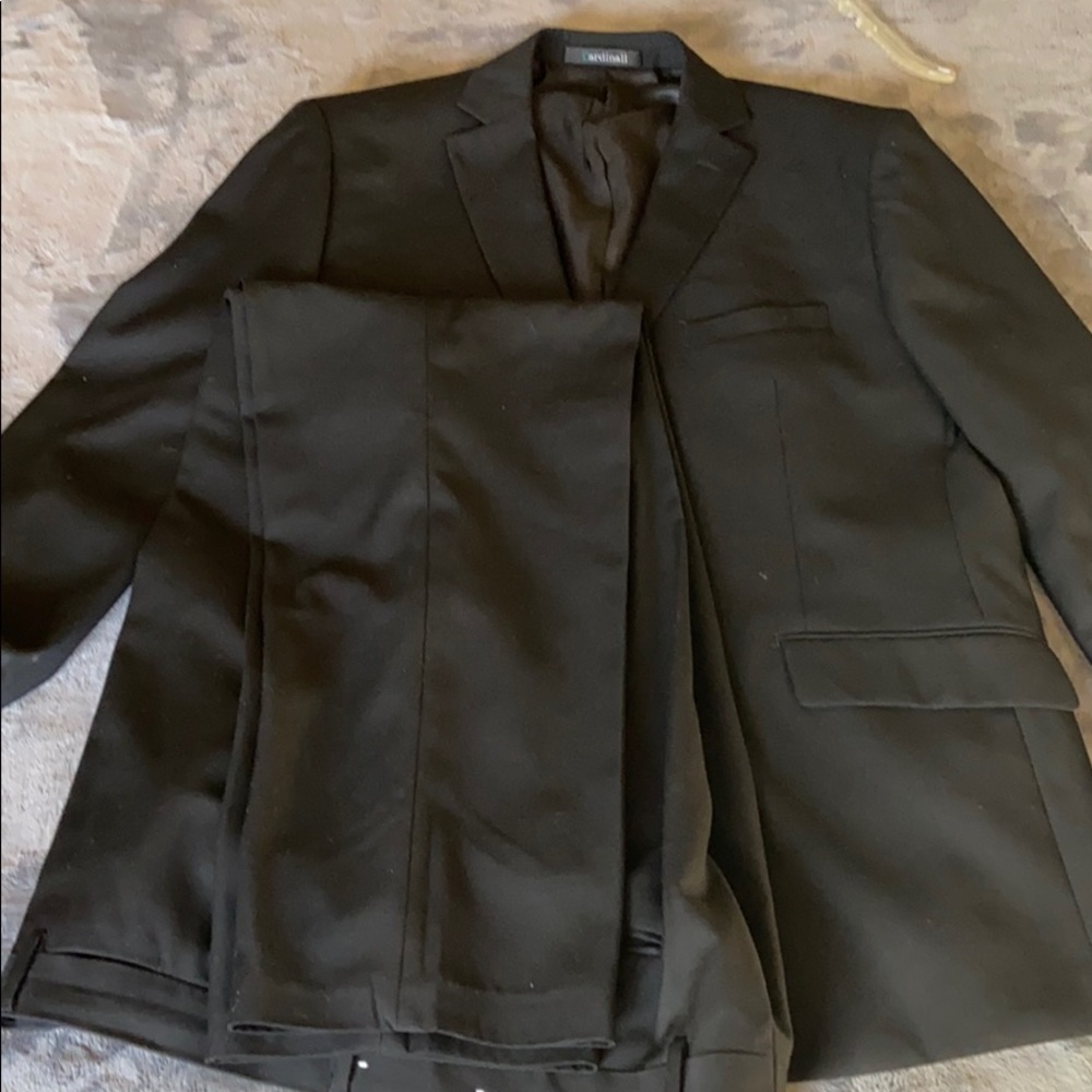 Barely Worn Cardinali Black Suit